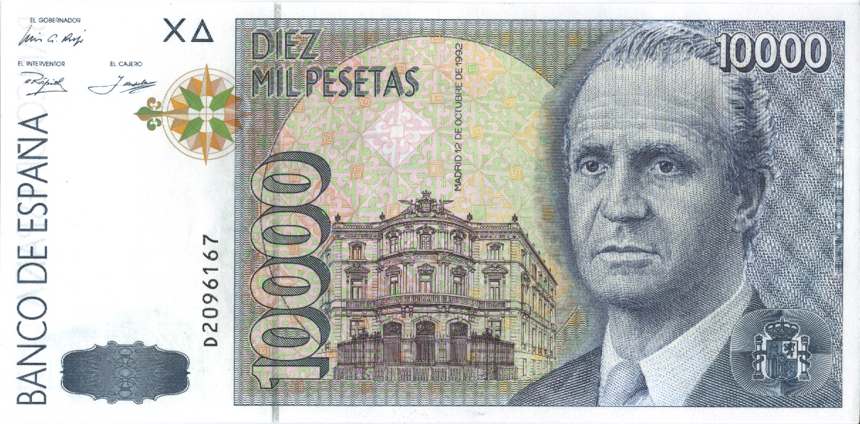 Billete de 10.000 pesetas